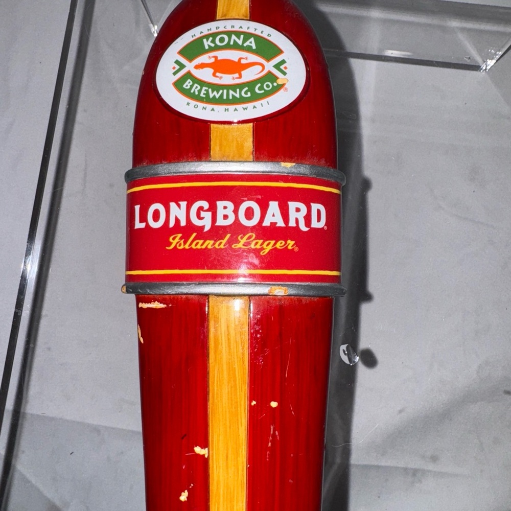 Kona Brewing Co Longboard Island Lager Beer Tap Handle